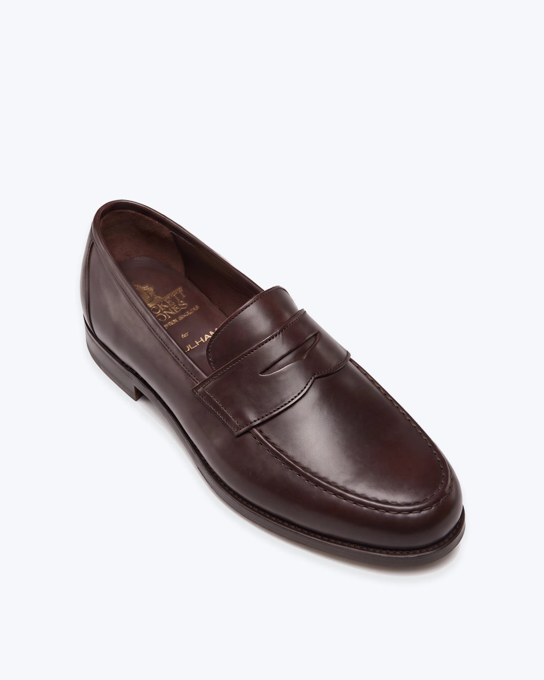 MOCASINES HARVARD DE PIEL MARRÓN OSCURO CROCKETT & JONES