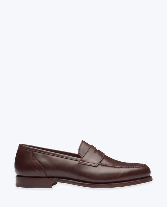MOCASINES HARVARD DE PIEL MARRÓN OSCURO CROCKETT & JONES