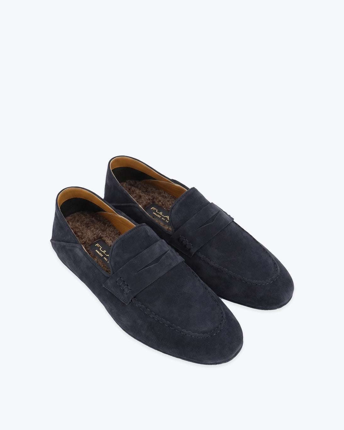 ZAPATILLAS DE CASA DE ANTE AZUL FULHAM