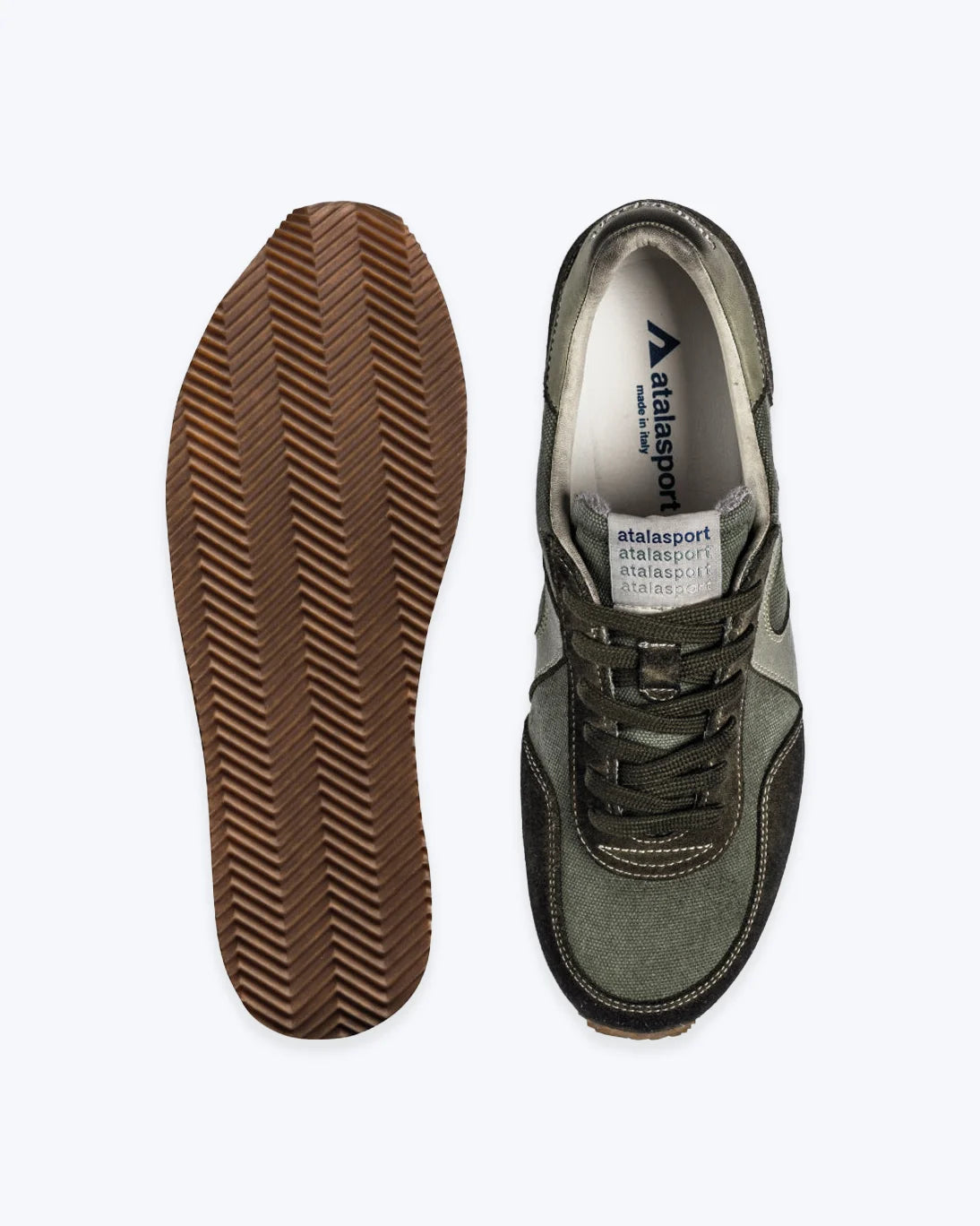 ZAPATILLAS SUPER NYLON VERDE OSCURO ATALASPORT