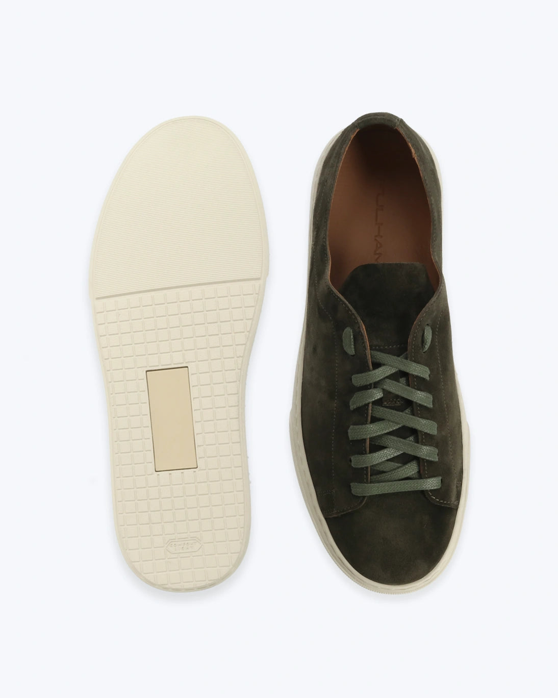 ZAPATILLAS DE ANTE VERDE BOTELLA FULHAM