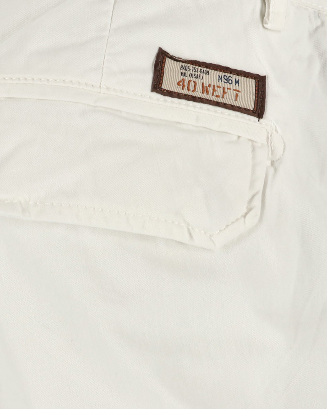 BERMUDAS CHINO CARGO 40WEFT W441/BLANCO / 56