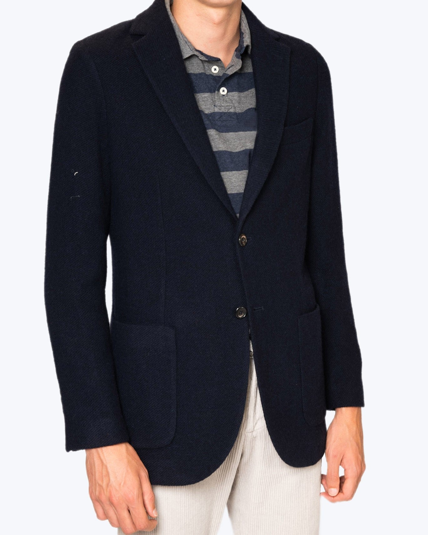 BLAZER LANA-CASHMERE CIRCOLO 005/CASHMERE NAVY / 56