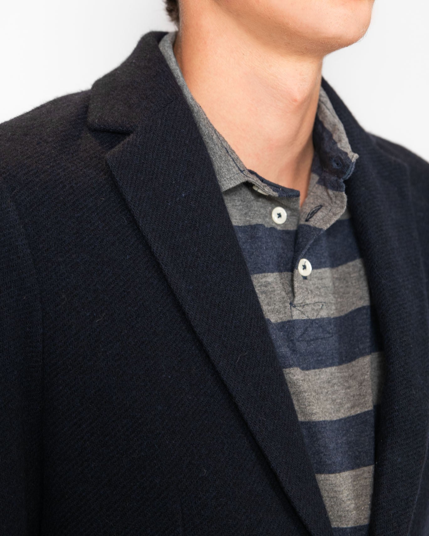 BLAZER LANA-CASHMERE CIRCOLO 005/CASHMERE NAVY / 56