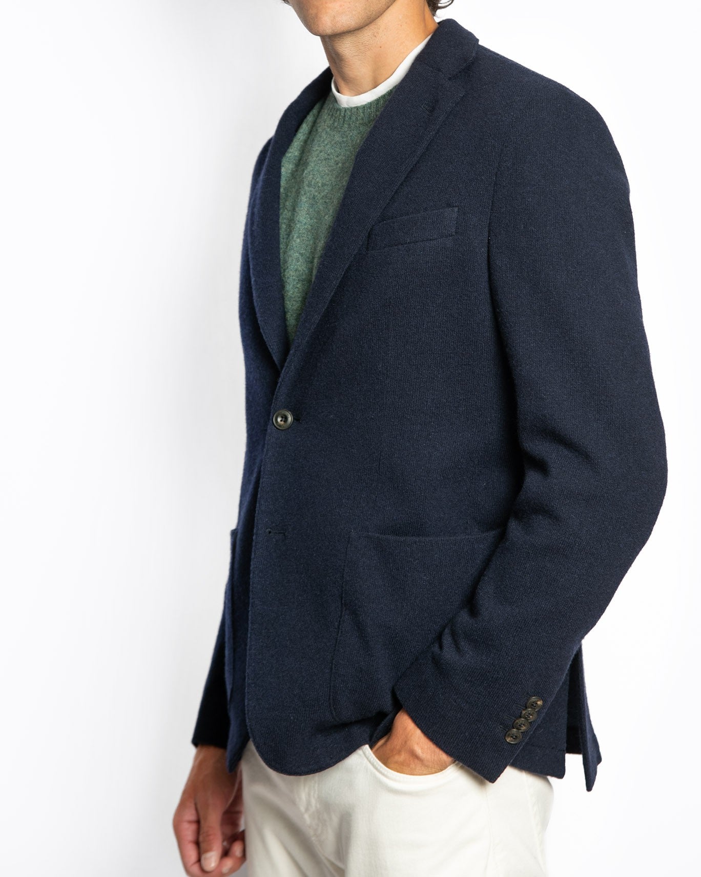 BLAZER CASHMERE L.B.M. 1911 3/NAVY / 58