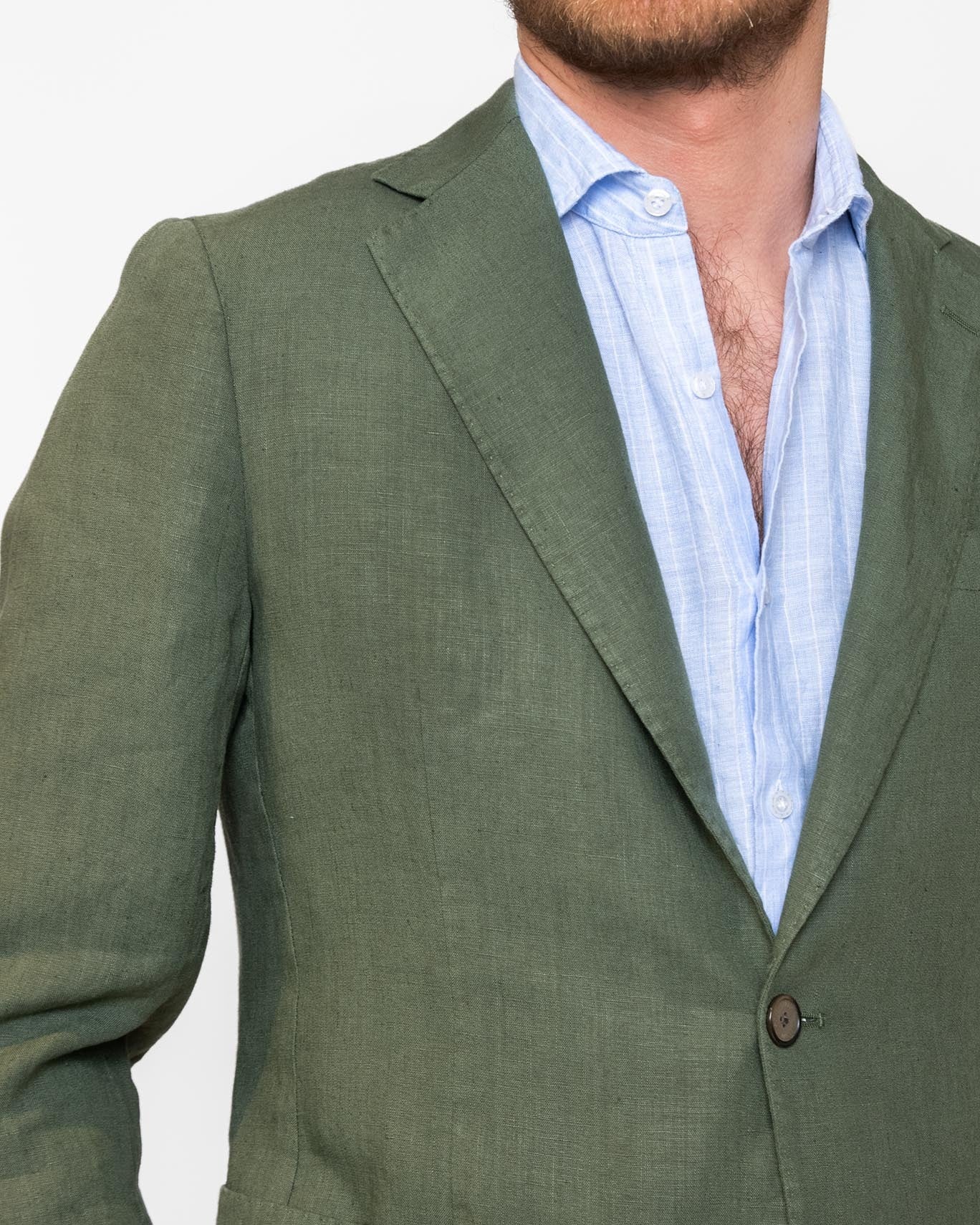 BLAZER LINO SANTANIELLO 67F/LINO  VERDE / 60