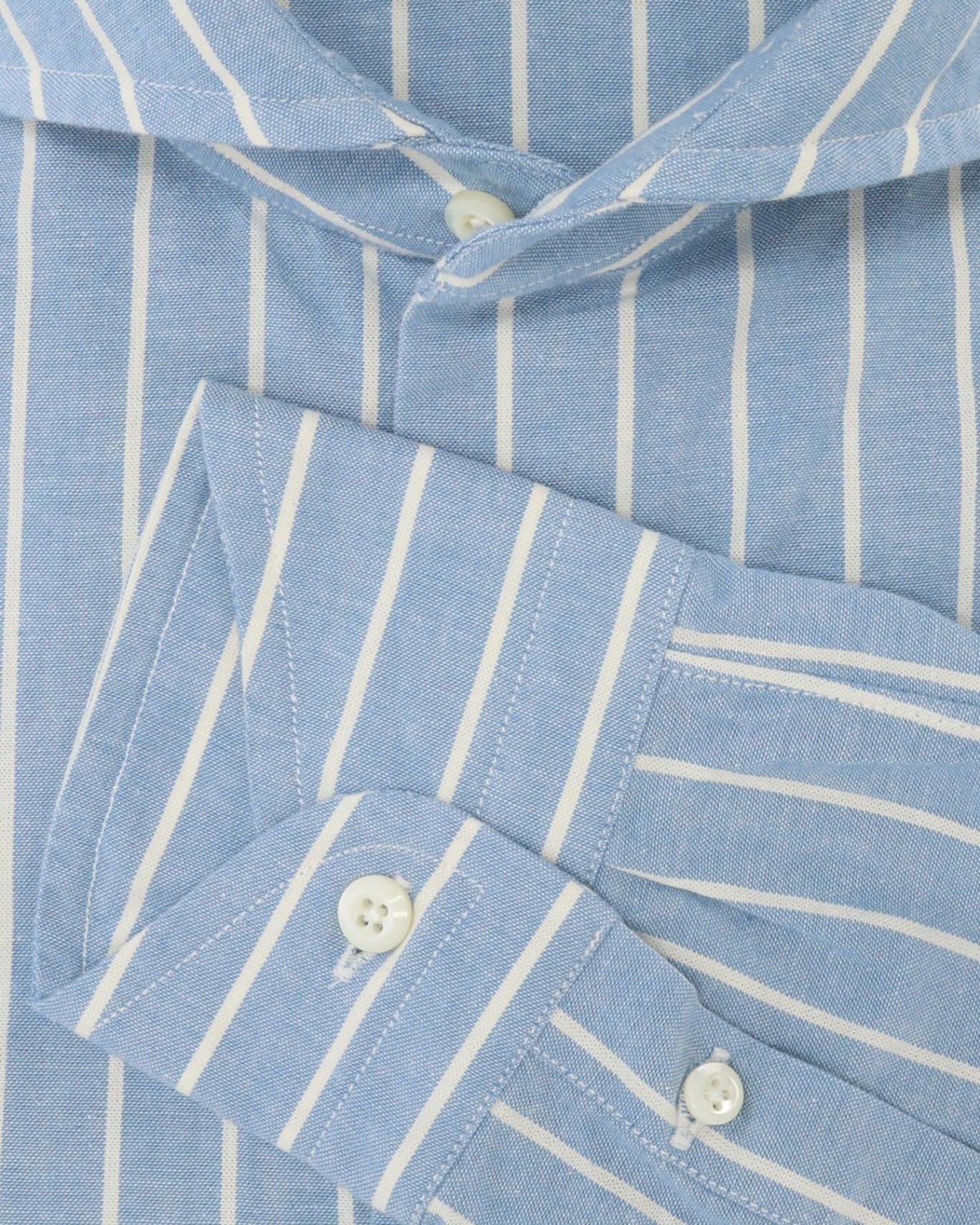 CAMISA BOLZONELLA 1934 03/AZUL CL. RAYAS BL. / 44