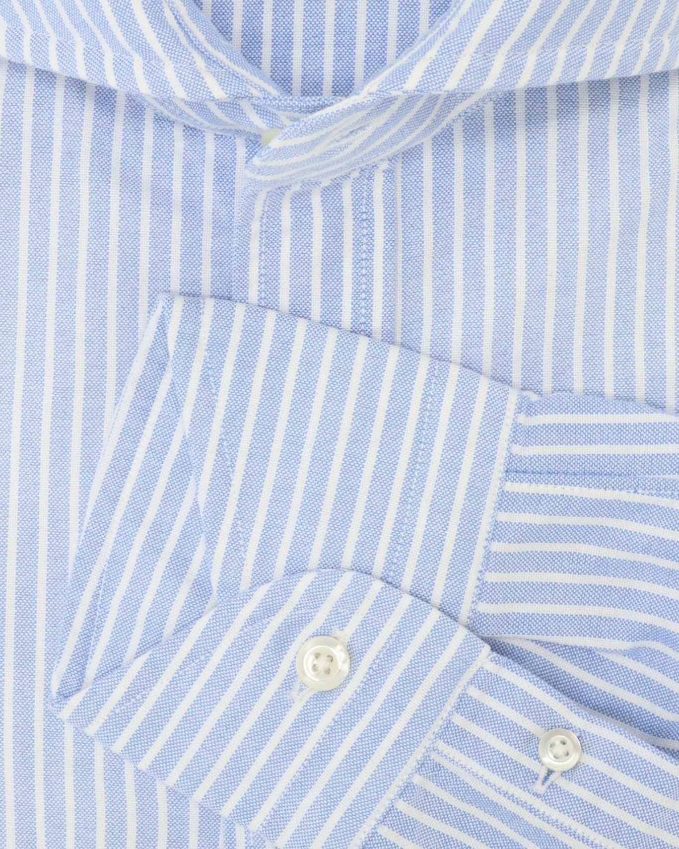 CAMISA BOLZONELLA 03/AZUL RAYAS BL. / 44