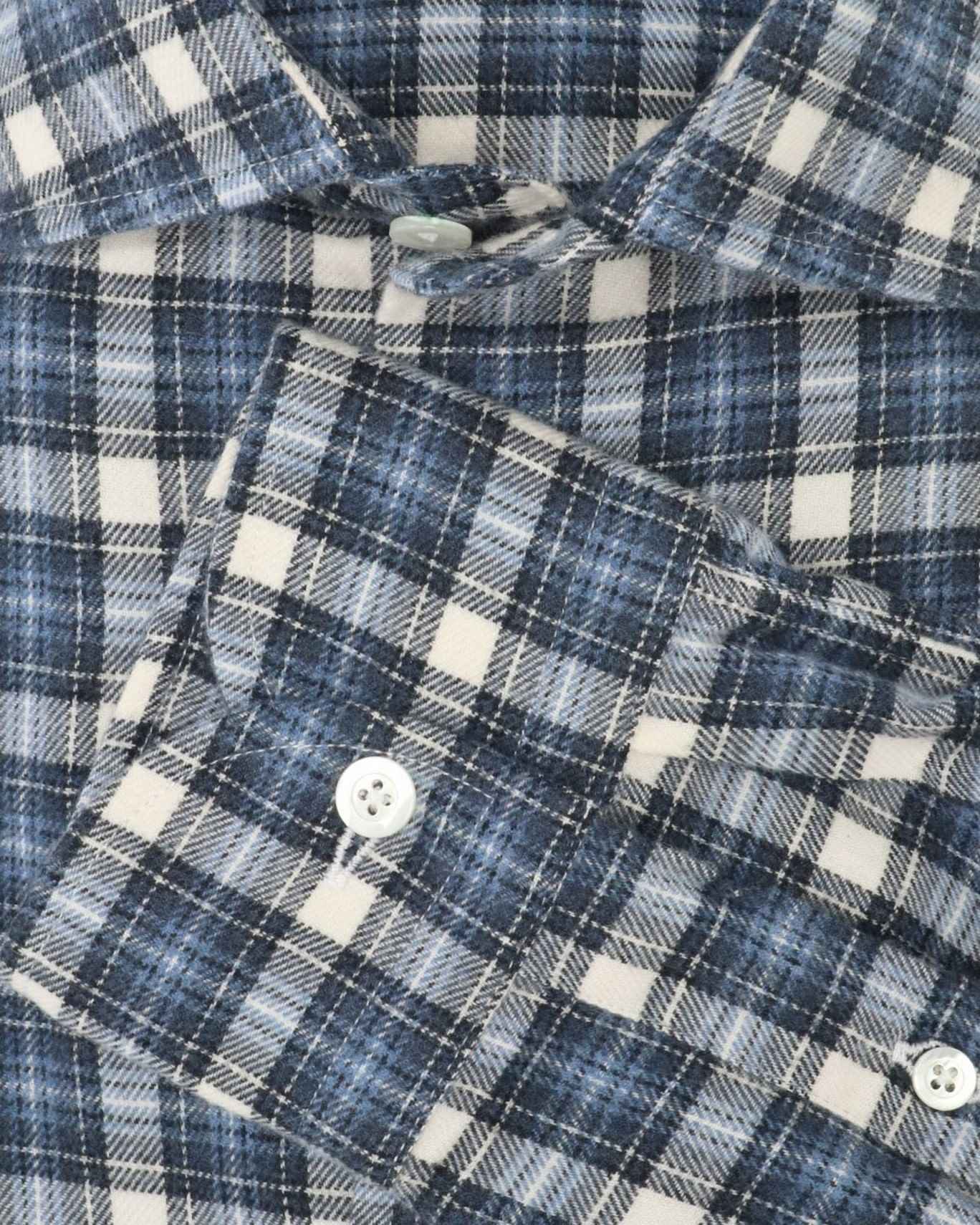 CAMISA BREUER 04/ESCOCES AZ-GRIS / XXL