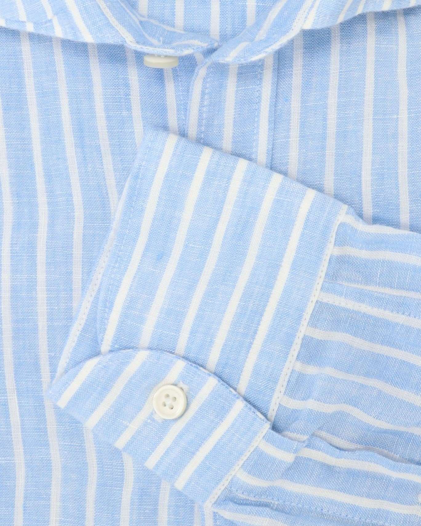 CAMISA DE LINO GHIRARDELLI 01/LINO AZUL RAYA BL. / XXL