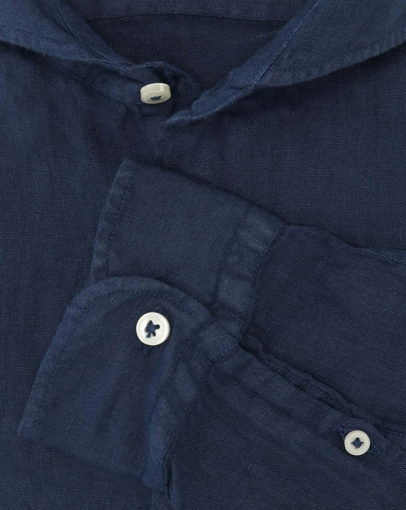 CAMISA MASTRICAMICIAI 13/LINO NAVY / 44