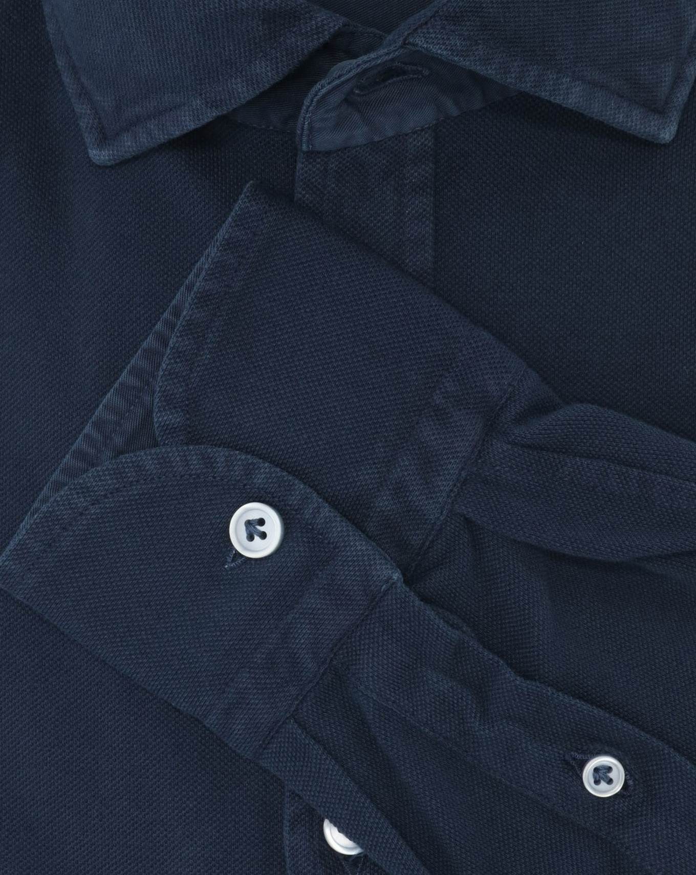 CAMISA DE PIQUÉ SONRISA F012/PIQUE NAVY / 3XL