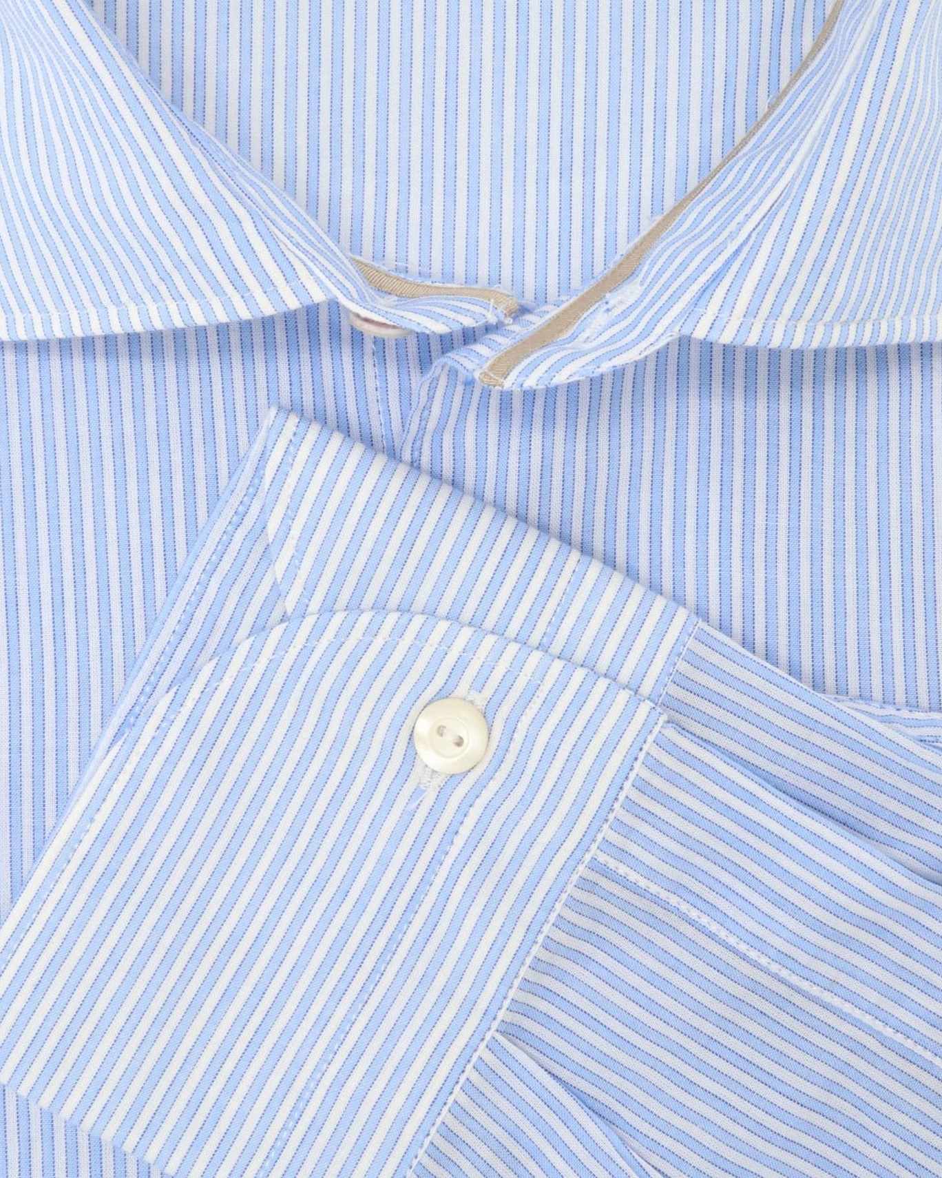 CAMISA TINTORIA MATTEI RB1/RAYAS AZUL-BL. / 44