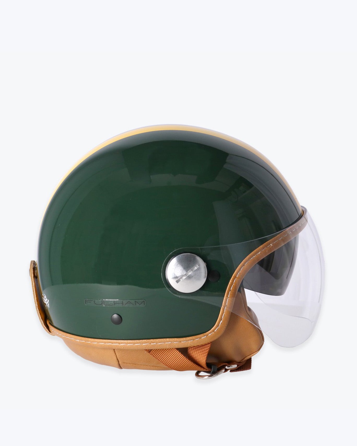 CASCO VERDE CON RAYAS AMARILLAS FULHAM