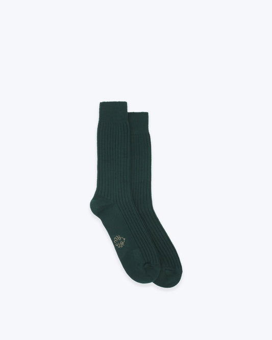 SHORT SOCKS RIBBED WOOL HIGH MILANO