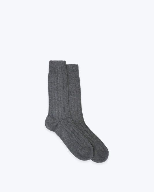 FULHAM COTTON RIBBED SHORT SOCKS