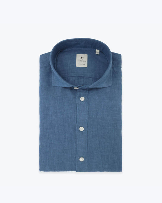 LINEN SHIRT BASTONCINO