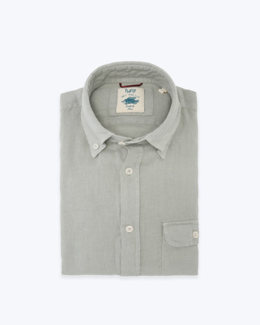 TWAY LINEN SHIRT WITH POCKET