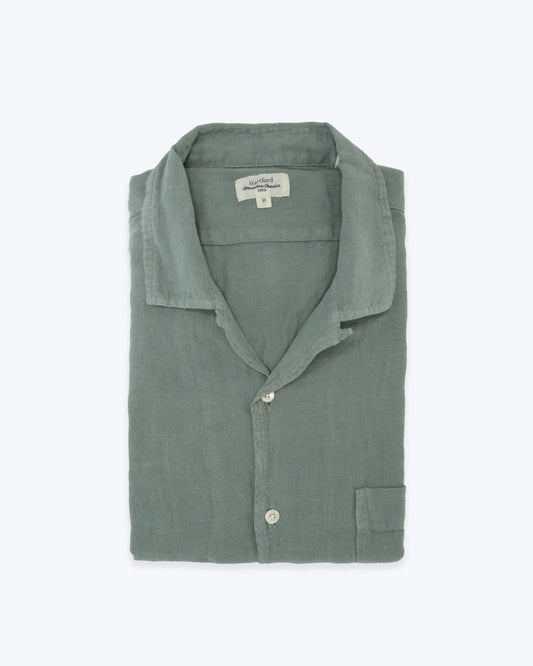 HARTFORD SHORT SLEEVE LINEN SHIRT