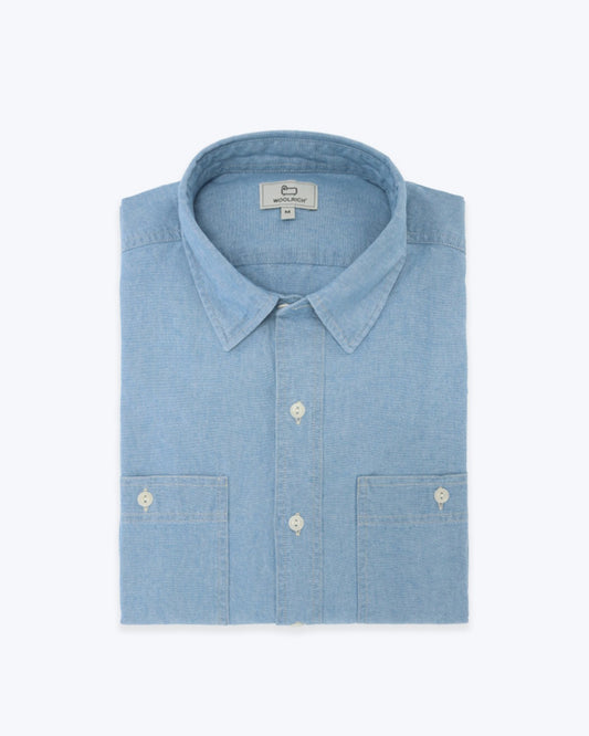 CAMISA DENIM CON BOLSILLOS WOOLRICH