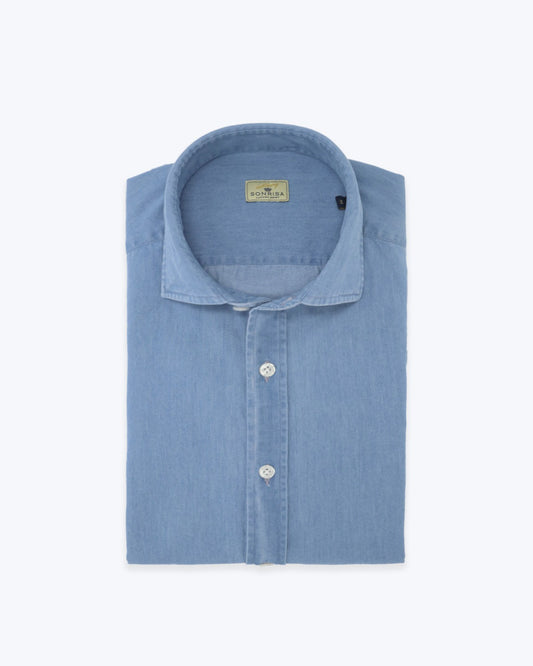 SMILE DENIM SHIRT