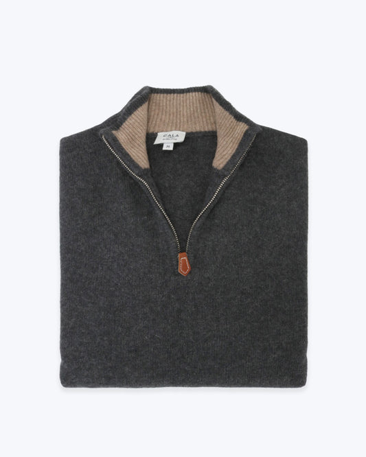 JERSEY GRIS OSCURO DE LANA CALA 1789