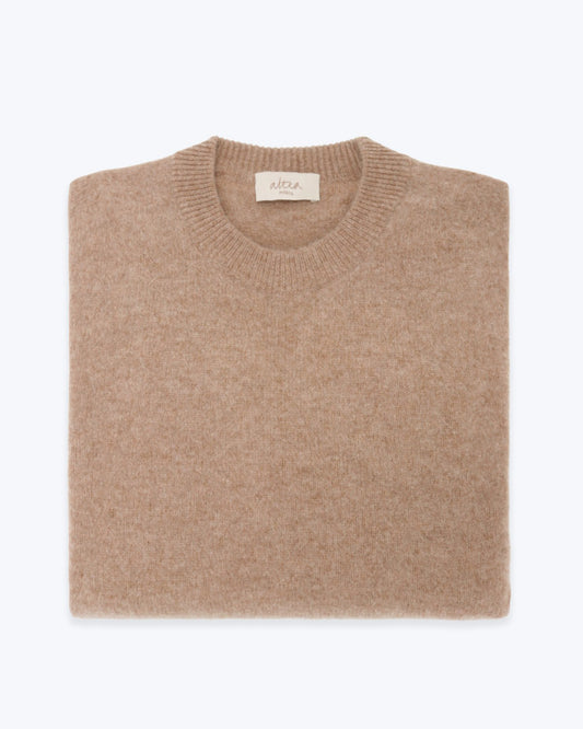 ALTEA BOX NECK WOOL SWEATER