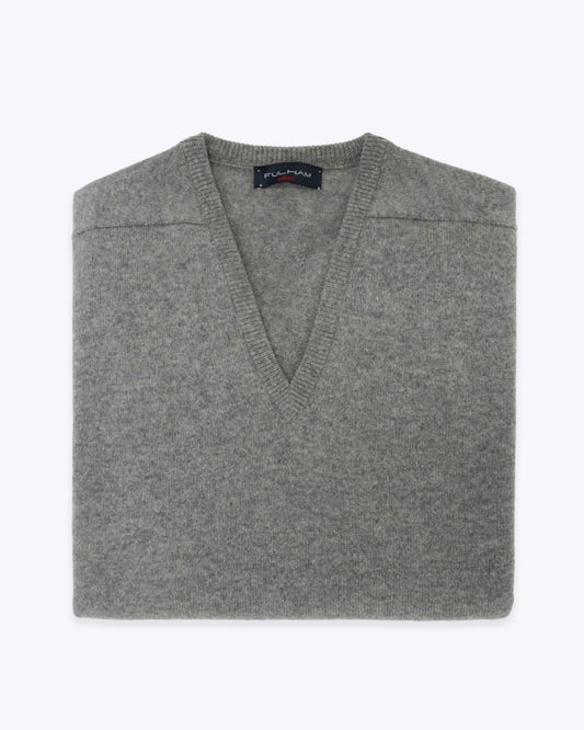 FULHAM CASHMERE V-NECK JERSEY 