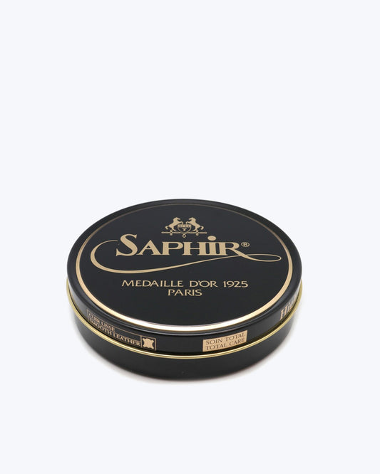 SAPHIR BLACK WAX CAN 100ML