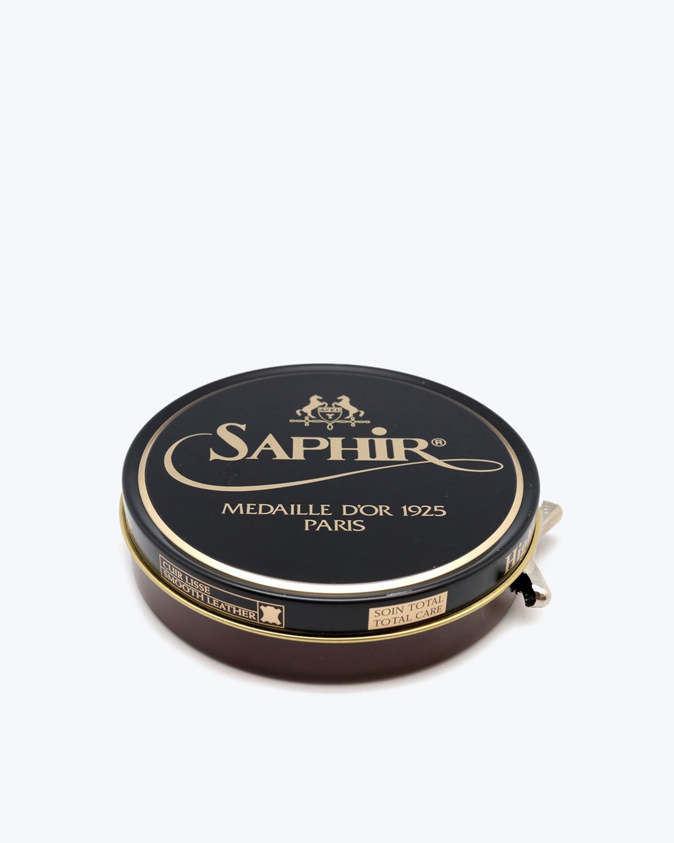 LATA CERA MARRÓN MEDIO SAPHIR 100ML