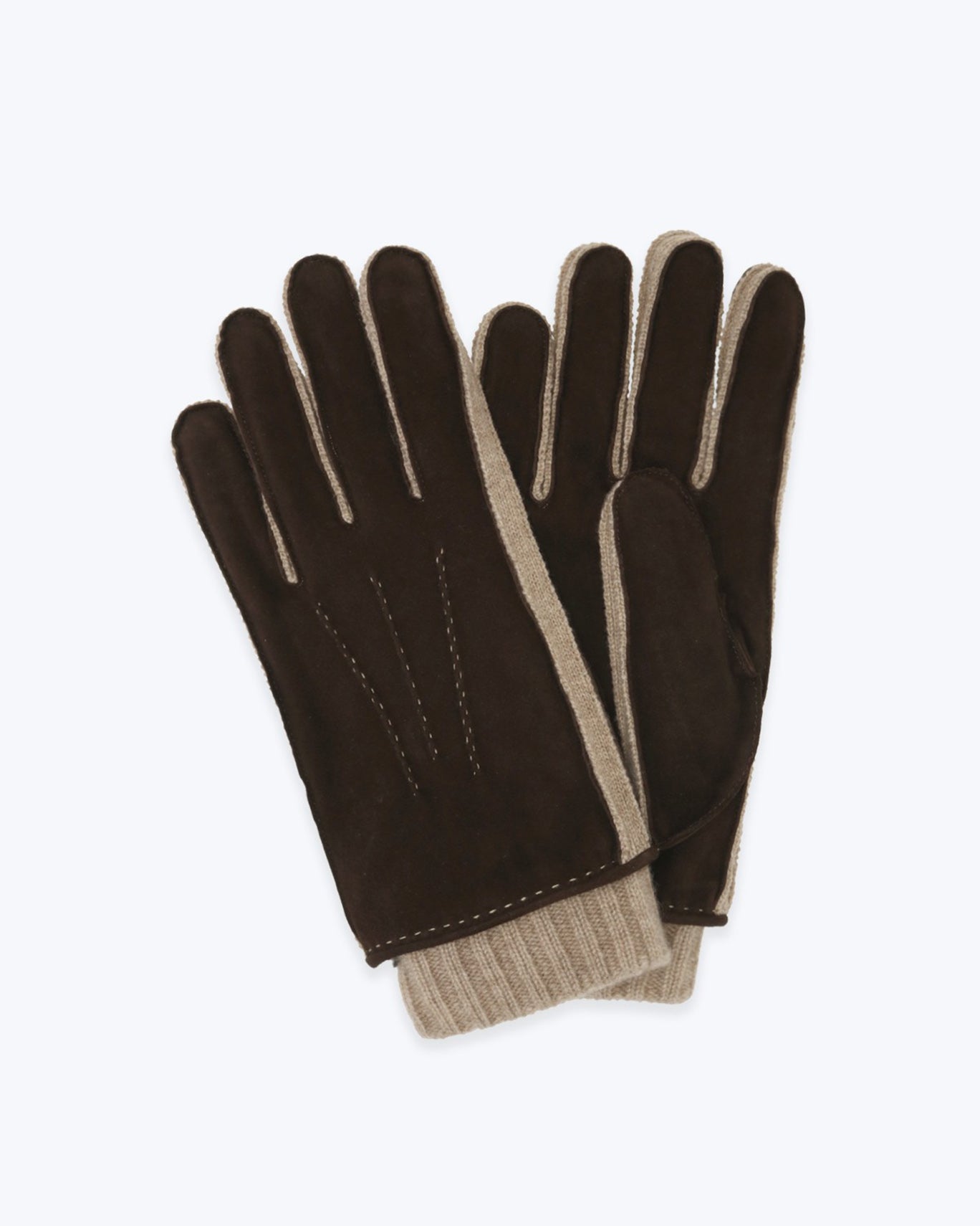 GUANTES ANTE-CASHMERE MAZZOLENI PIEL-CASHMERE BEIGE / 10,5