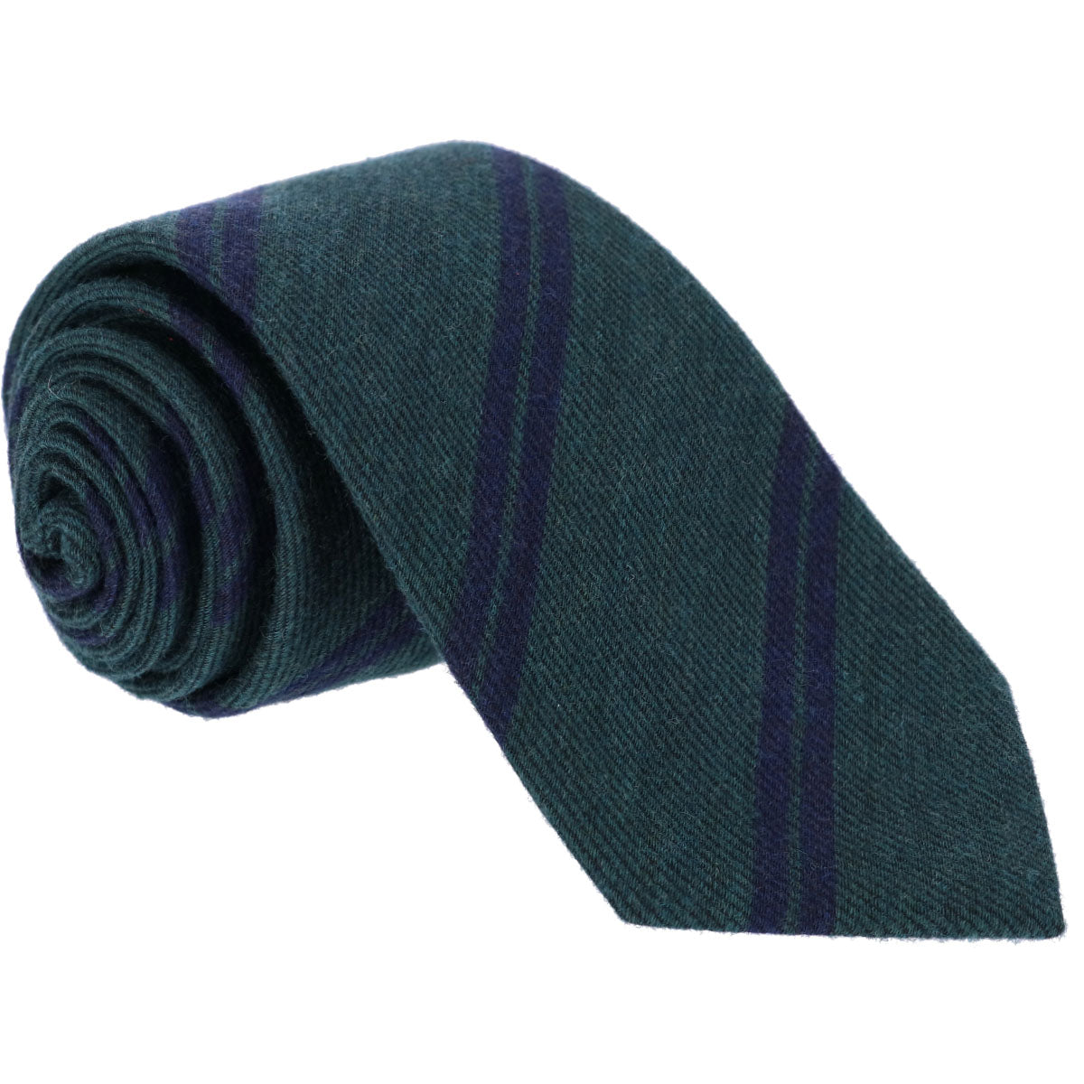 CORBATA DE RAYAS VERDES Y AZULES FULHAM