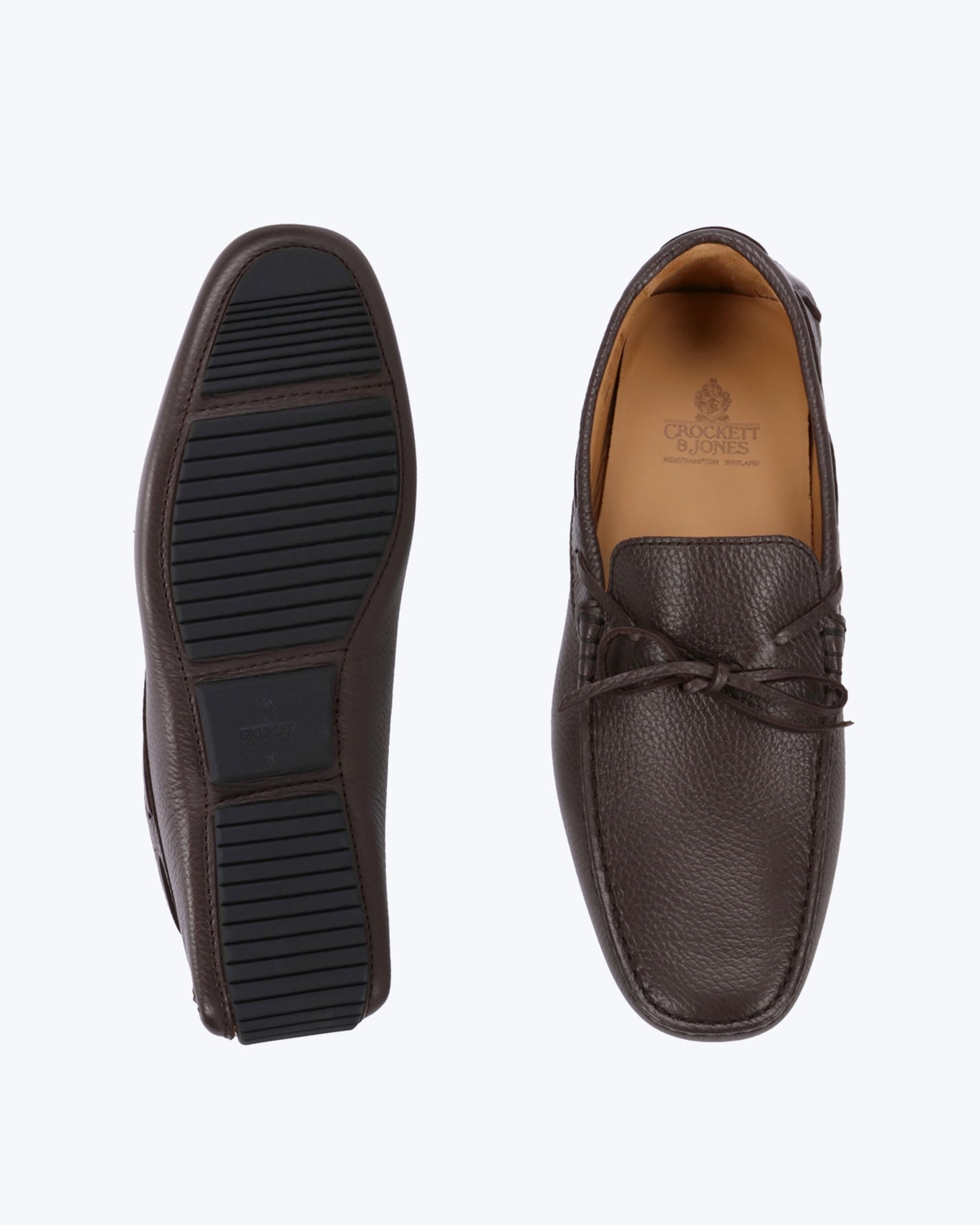 ZAPATOS NAPOLI CROCKETT & JONES DARK BROWN GRAIN / 12