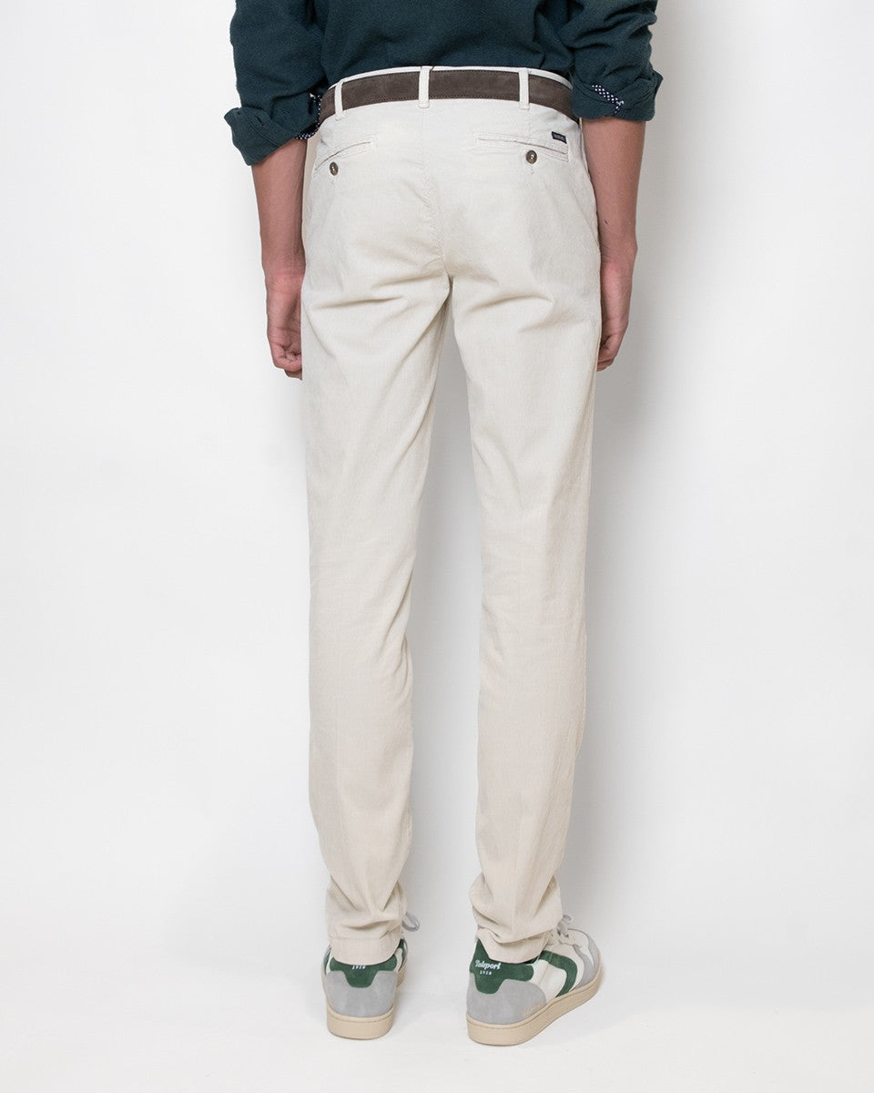 PANTALÓN CHINO 40WEFT W2139/PANA CRUDO / 56