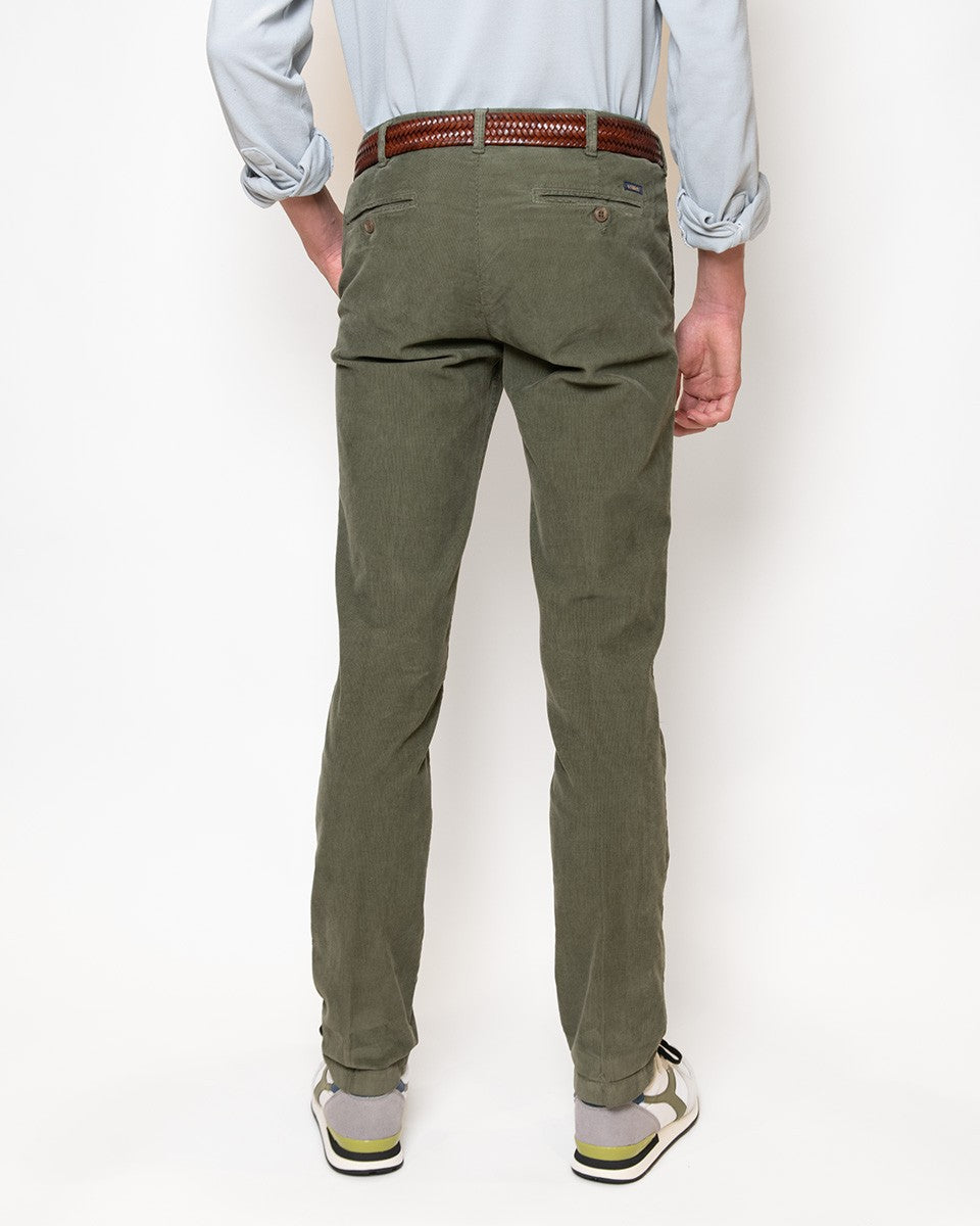 PANTALÓN CHINO PANA 40WEFT W893/PANA VERDE / 56