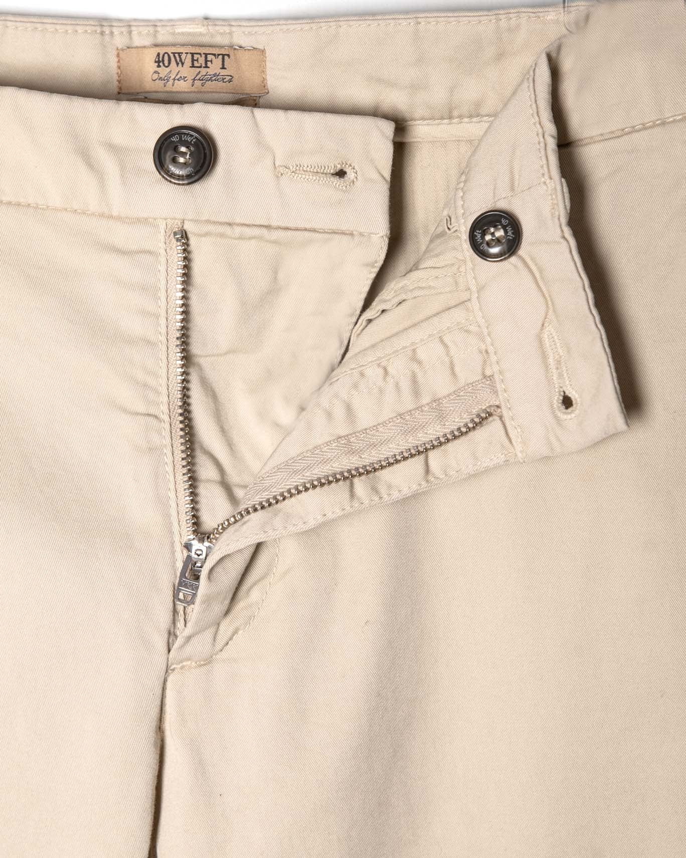 PANTALÓN CHINO 40WEFT W1725/BEIGE / 56