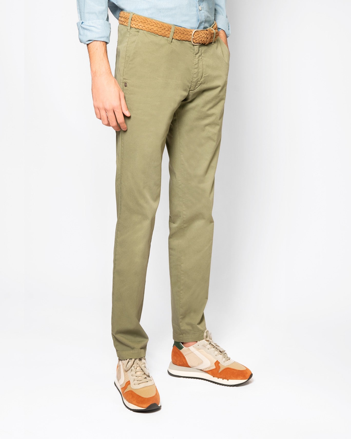 PANTALÓN CHINO 40WEFT W2359/VERDE / 54