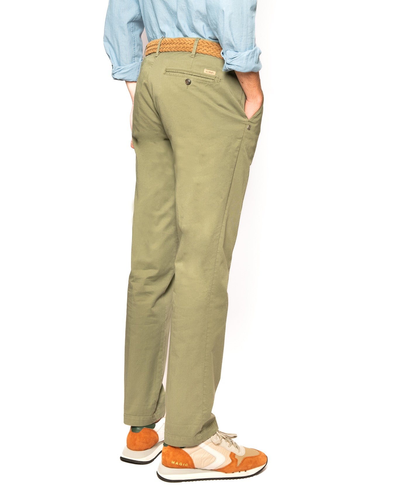 PANTALÓN CHINO 40WEFT W2359/VERDE / 54