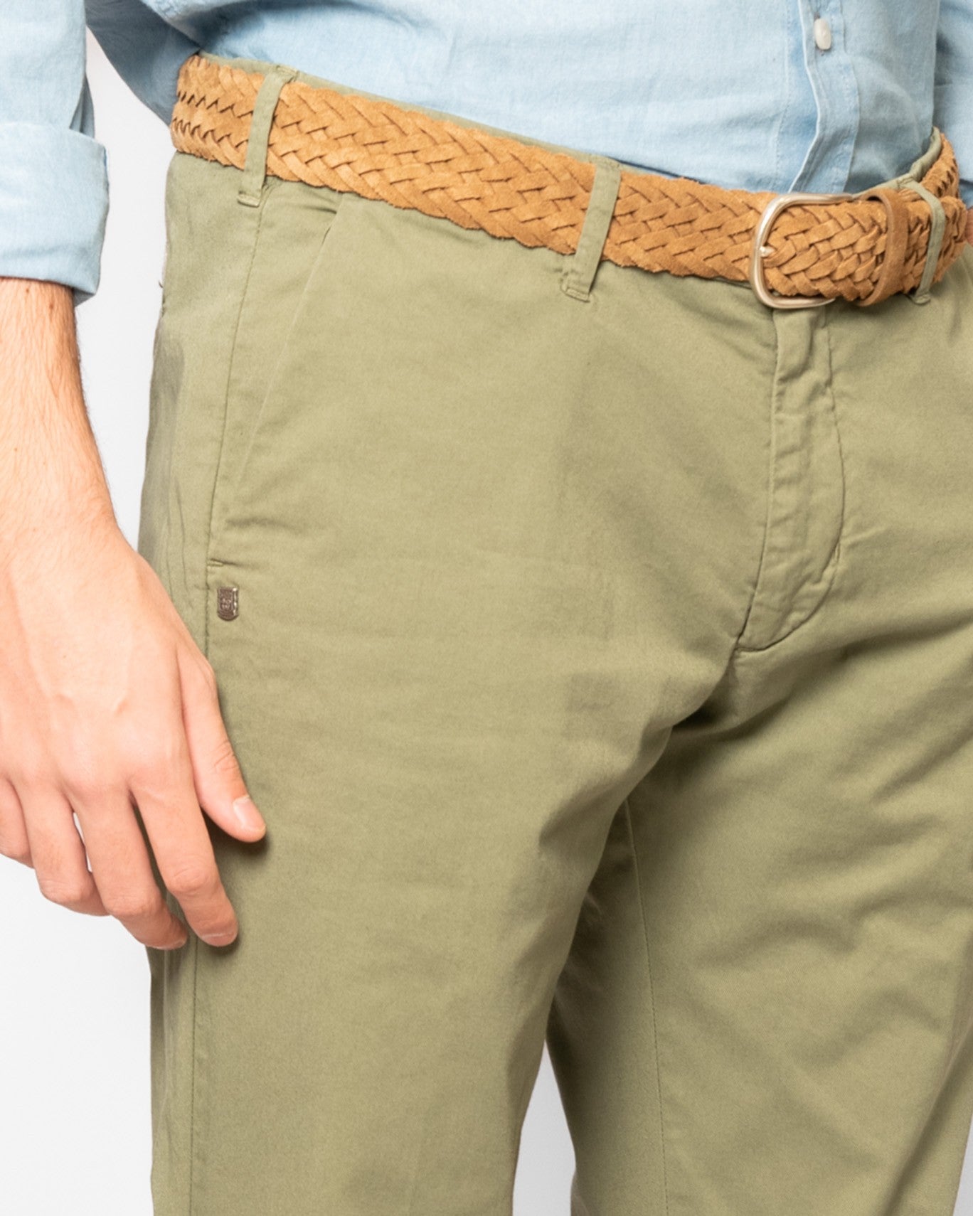 PANTALÓN CHINO 40WEFT W2359/VERDE / 54