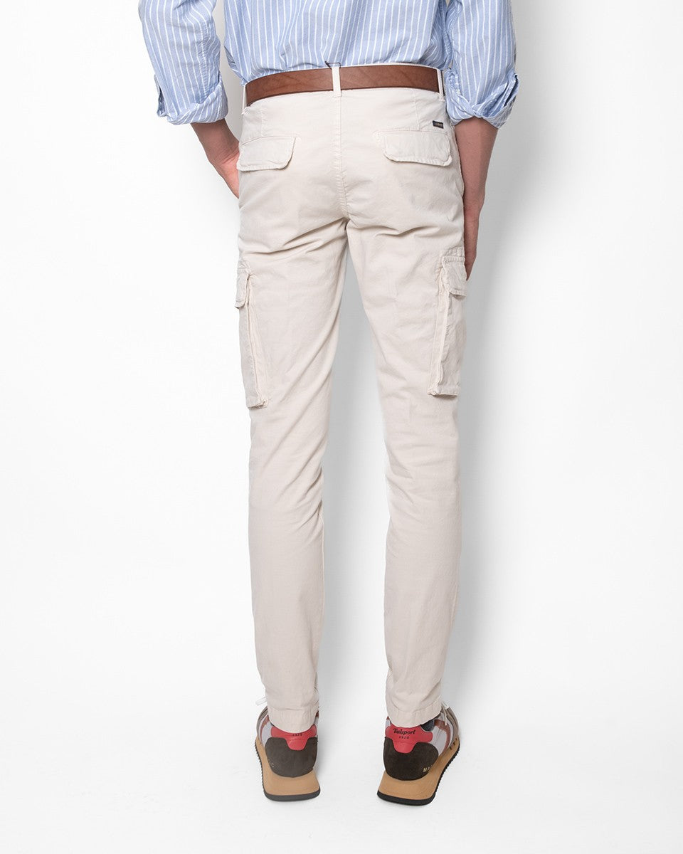 PANTALÓN CHINO CARGO 40WEFT W2139/BEIGE / 54