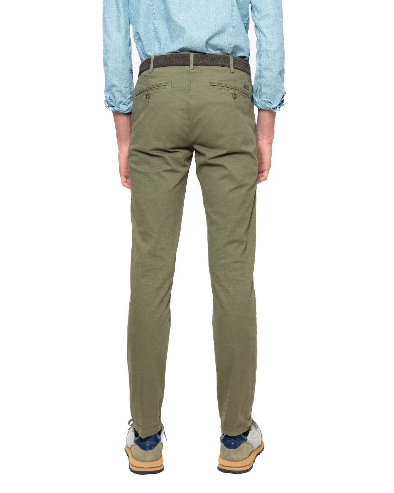 PANTALÓN CHINO 40WEFT W893/VERDE / 58