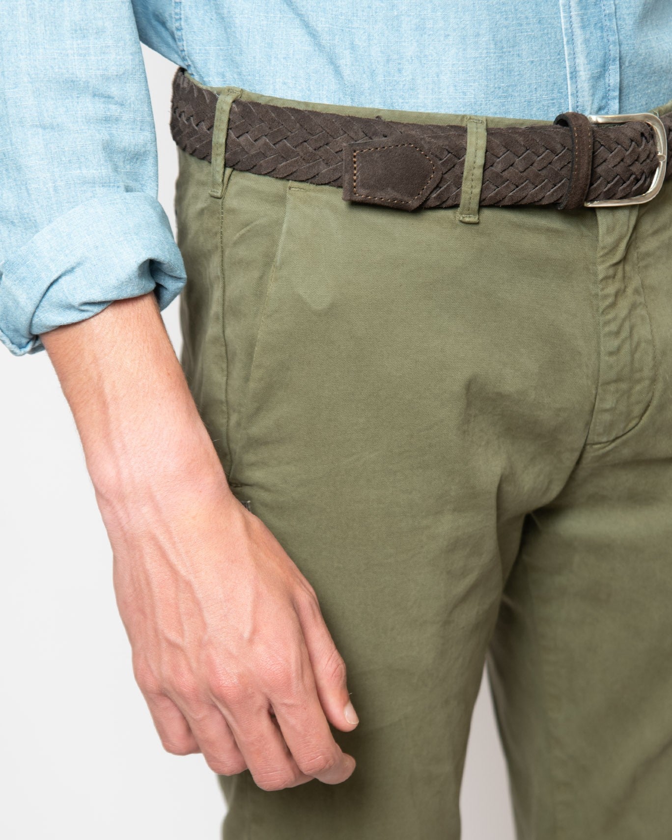 PANTALÓN CHINO 40WEFT W893/VERDE / 58