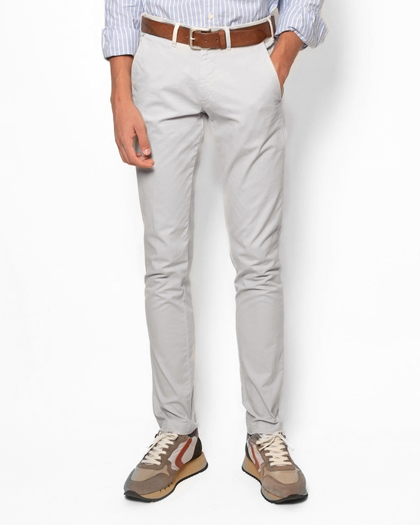 PANTALÓN CHINO 40WEFT W2424/GRIS CL. / 58