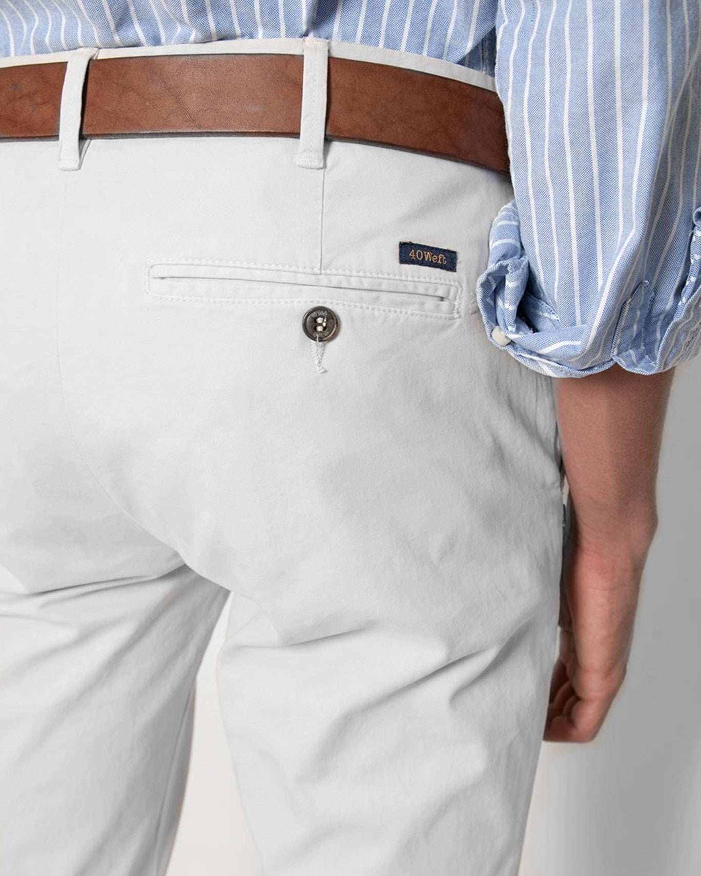 PANTALÓN CHINO 40WEFT W2424/GRIS CL. / 58