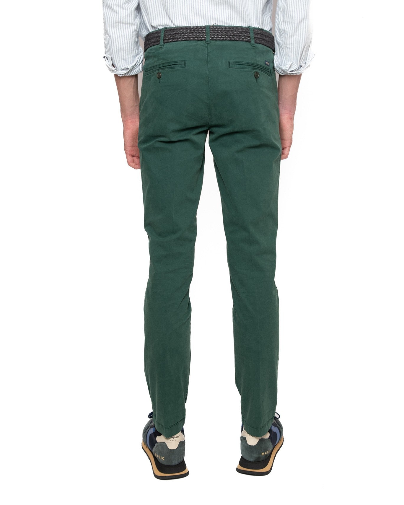 PANTALÓN CHINO 40WEFT W2130/VD.BOTELLA / 54