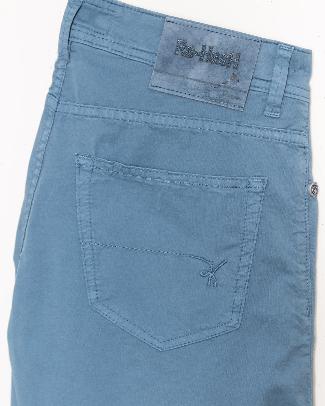 PANTALÓN 5 BOLSILLOS RE-HASH 4258/AZUL CL. / 40