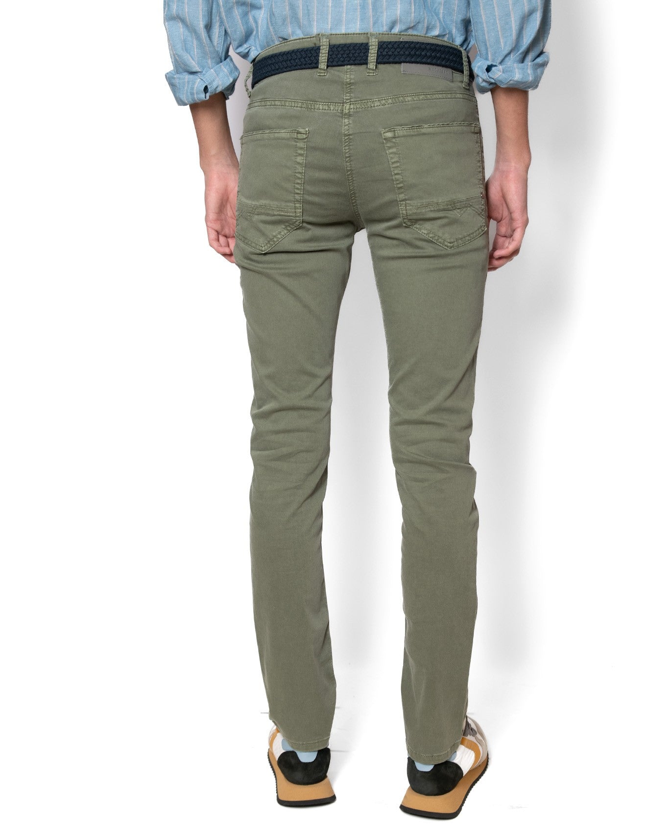 PANTALÓN 5 BOLSILLOS MAC JEANS 656W/VERDE / 38