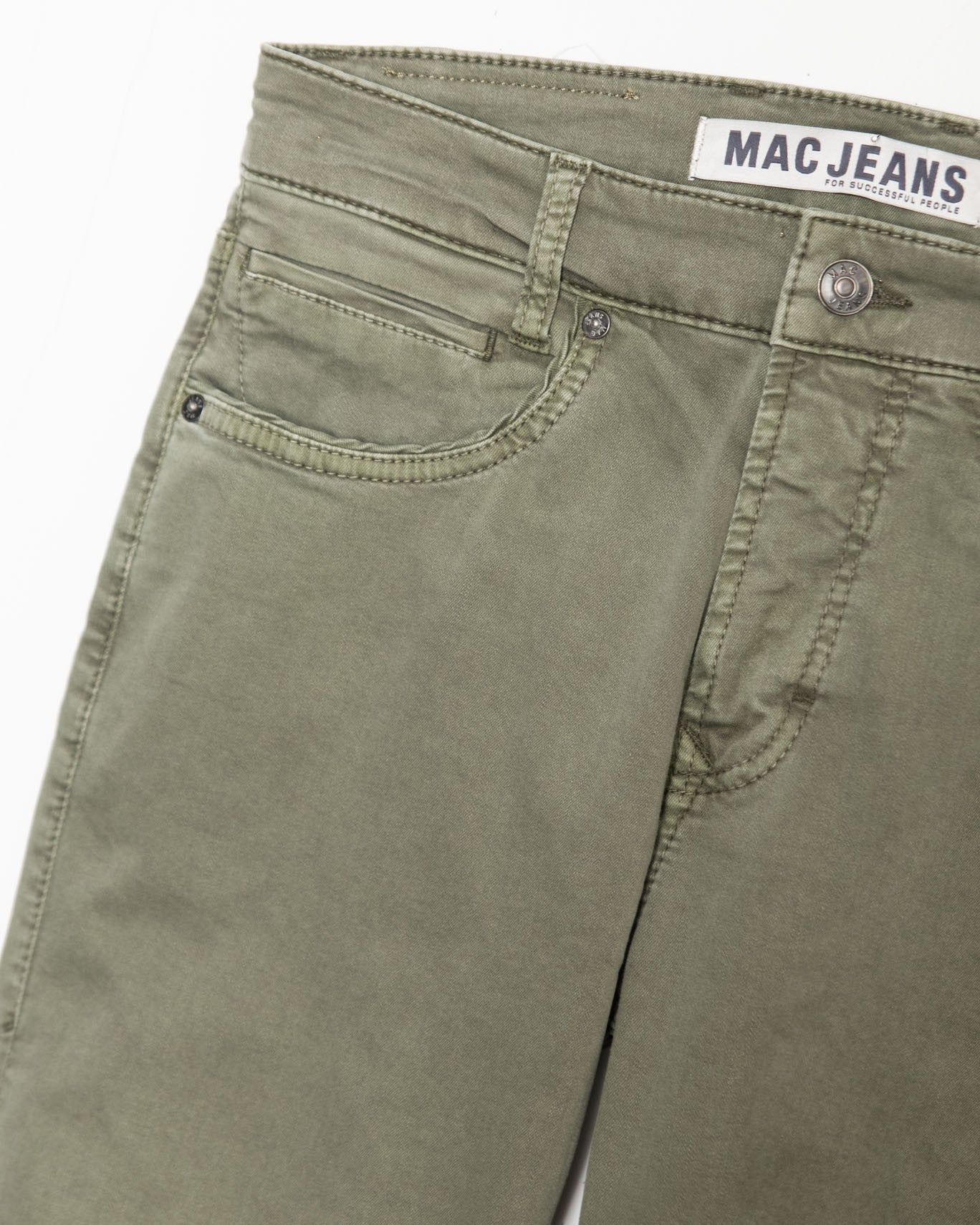 PANTALÓN 5 BOLSILLOS MAC JEANS 656W/VERDE / 38