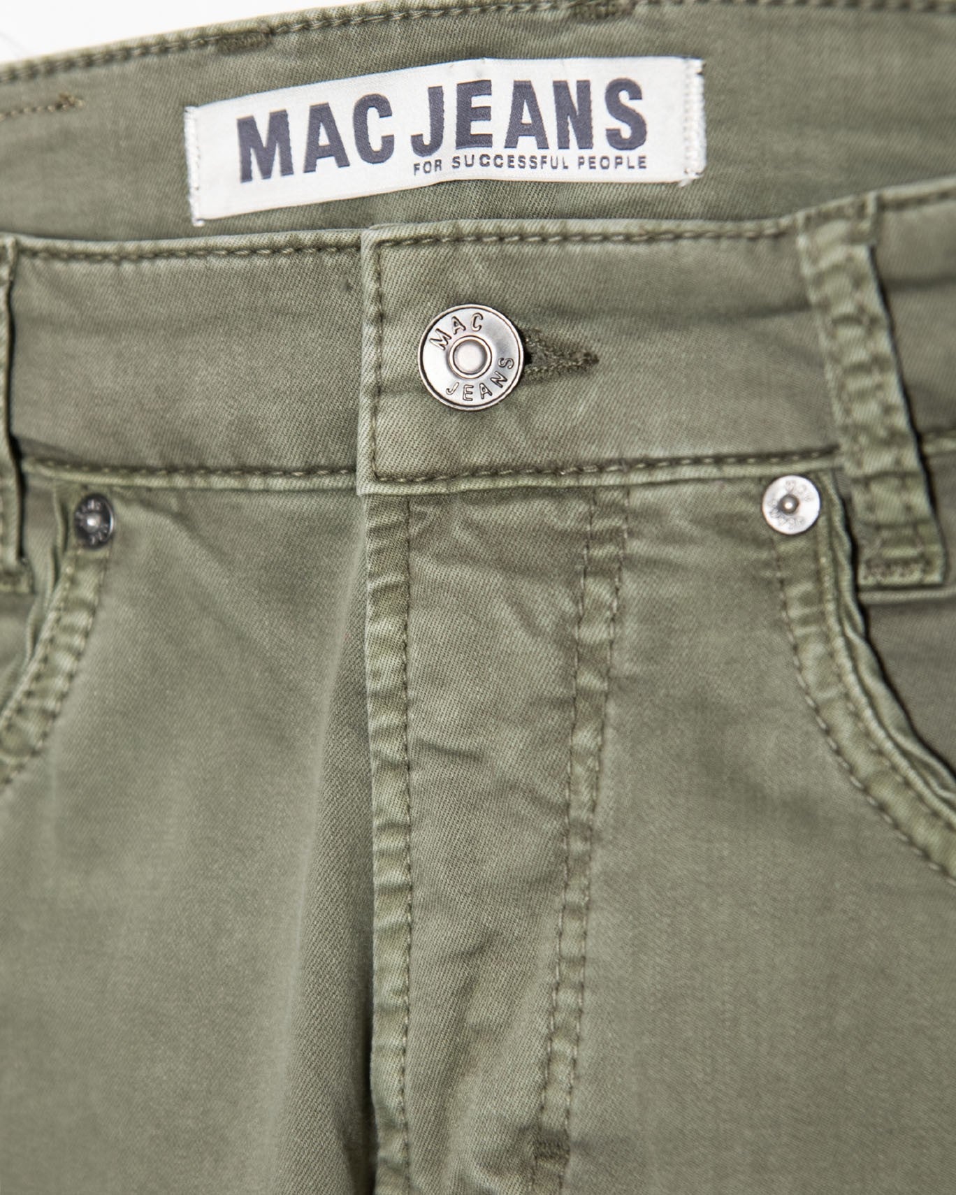 PANTALÓN 5 BOLSILLOS MAC JEANS 656W/VERDE / 38