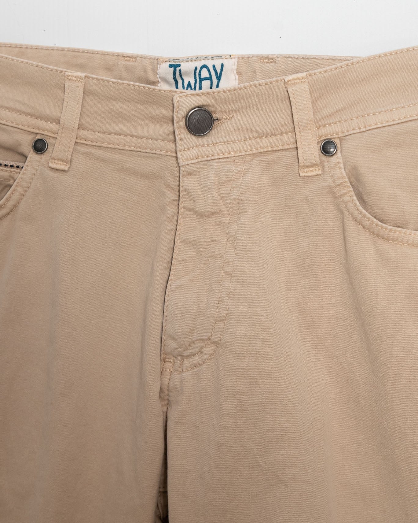 PANTALON 5 BOLSILLOS TWAY 00533/BEIGE OSCURO / 56